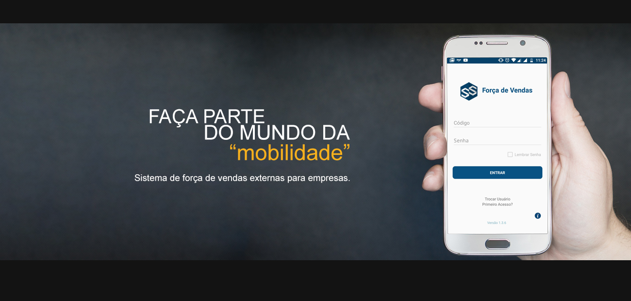 Sistema mobile de força de vendas Android